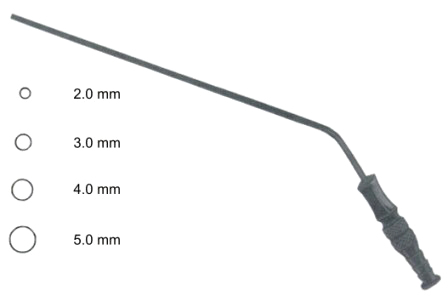 Malleable, Black Suction Tubes 19.5cm/7 3/4" 4mm