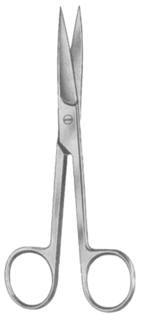 Opertaing Scissors Straight Fig # 3 15.5cm/6" Sh/Sh