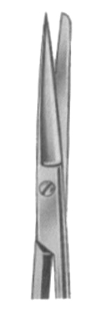 Fine Scissors Striaght 12cm/4 3/4" Fig # 2 Sh/Bl