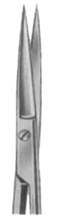 Fine Scissors Striaght 12cm/4 3/4" Fig # 3 Sh/Sh