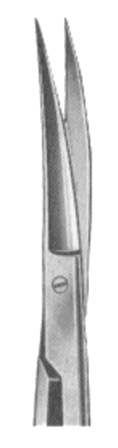 Sims Gynecological Scissors Curved 20cm/8" Sh/Sh