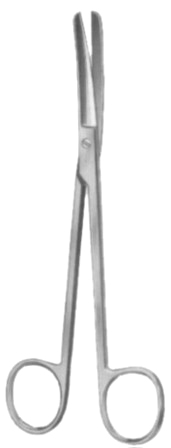Mixter Operating Scissors Curved 15.5cm/6" Bl/Bl