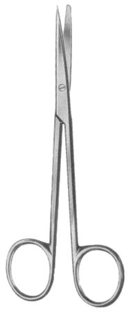 Metzenbaum Dissecting Scissors Straight Fig. 2 14.5cm/5 3/4"