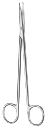 Metzenbaum Dissecting Scissors Straight 25cm/10" Sh/Bl