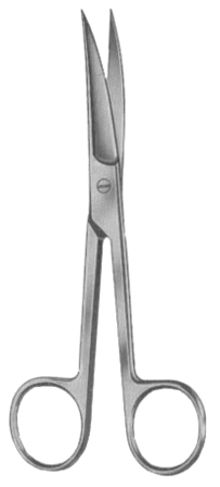 Operating Scissors Curved Fig # 3 20cm/8" Sh/Sh