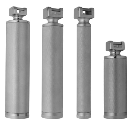 Conventional Handle for Laryngoscopes (without batteries, size 2D), Large