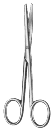 Landolt Enucleation Scissors Straight 12.5cm/5"