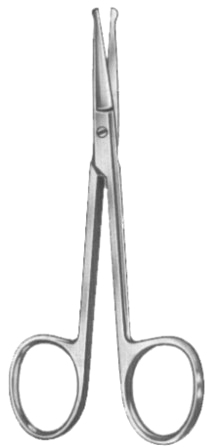 Fine Scissors Straight 10.5cm/4 1/4" Bl/Bl