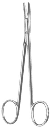 Kilner Ragnell Scissors Curved 15cm/6"