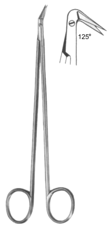 Baby-Hegemann Vascular Scissors 125