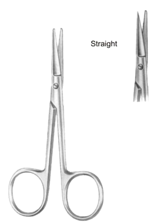 Knapp Eye and Fine Scissors Striaght 10.5cm/4 1/4"