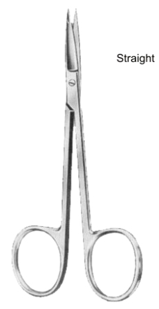 Eye Scissors Standard Straight 9cm/3 1/2"
