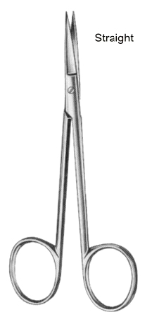 Eye Scissors Straight 11.5cm/4 1/2"
