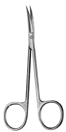 Fine Eye Scissors Curved 11.5cm/4 1/2"