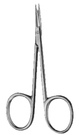 Bonn Eye Scissors Straight 8cm/3 1/4"