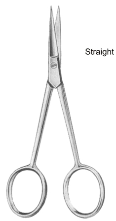 Dissecting Scissors Straight 11cm/4 1/2"