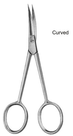 Dissecting Scissors Curved 13cm/5"