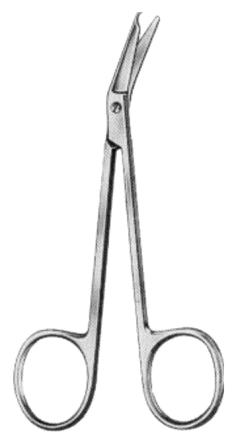 Shortbent Ligature Scissors 9cm/3 1/2"