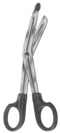 Universal Bandage Scissors (Red) 14.5cm/5 3/4"