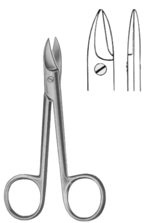 Beebee Crown Scissors Pointed 10.5cm/4 1/4"