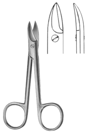 Beebee Crown Scissors Pointed 10.5cm/4 1/4"