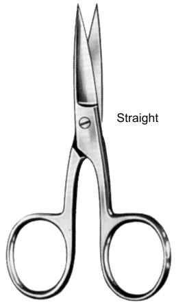 Nail Scissors Straight   9cm/3 1/2"
