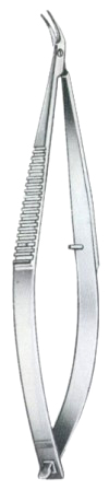 Katzin Iridectomy Scissors Left 10cm/4"