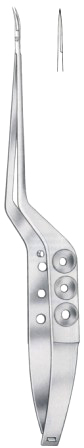 Yasargil Micro Scissors Straight 22.5cm/9"