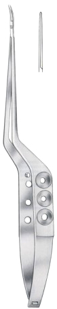 Yasargil Dissecting Scissors Straight 22.5cm/9"