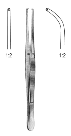 Semken Tissue Fcps 1x2T cvd 15cm