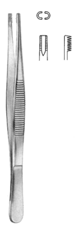 Brown Tissue Fcps 9x9T 15cm