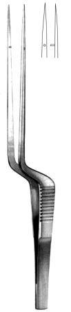 Micro Fcps Fine bayonet smooth 0.3mm, 18.5cm