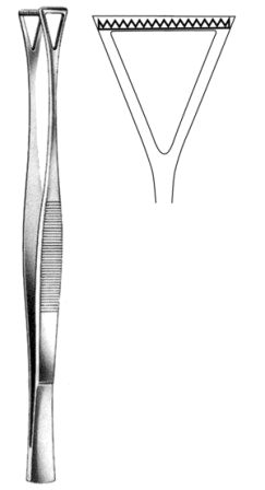 Collin Duval Tissue Fcps 27mm jaws 20cm