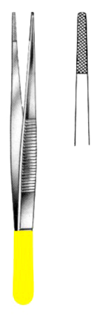 Dressing Forceps Standard 14.5cm/5 3/4"  TC GOLD