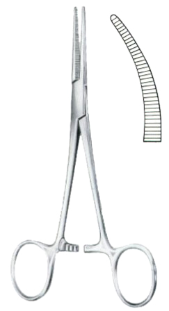 Crile Hemostatic Forceps BJ Curved 14cm/5 1/2"