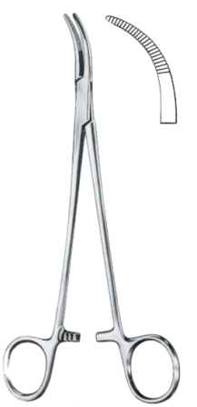 Schnidt Hemostatic Forceps BJ Full Curved 19cm/7 1/2"
