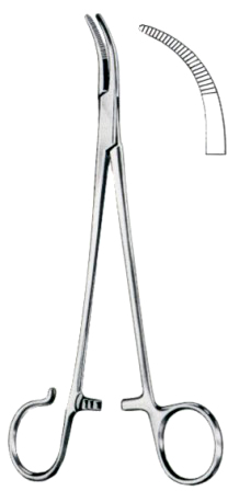 Schnidt Hemostatic Forceps BJ Full Curved 19cm/7 1/2"