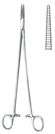 Bridge Hemostatic Forceps BJ Straight 27cm/10 1/2"