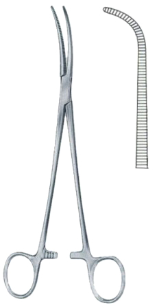Kelly Hemostatic Forceps BJ Full 22cm/8 3/4"