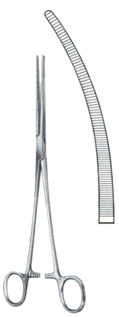 Sarot Hemostatic Forceps BJ Curved 24cm/9 1/2"