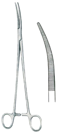 Zenker Ligature Forceps BJ Sightly Curved 29.5cm/11 1/2"