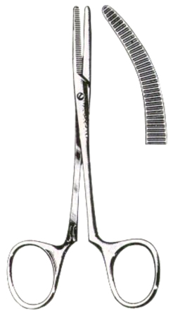 Spencer-Wells Artery Forceps SJ Curved 15cm/6"