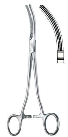 Rogers Parametrium Forceps BJ Curved 22cm/8 3/4"