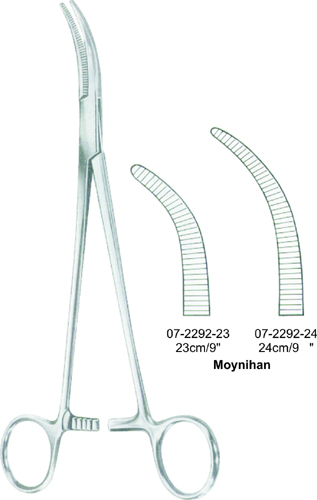 Moynihan Gall Duct Clamps BJ 23cm/9"