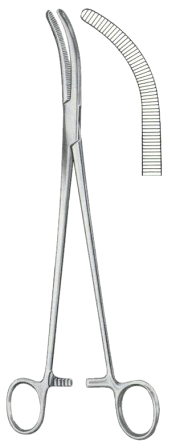 Wertheim Hysterectomy Clamps BJ 25cm/10"