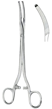 Mikulicz Peritoneal Clamp Forceps SJ 20cm/8"