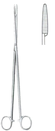Palkmann Dressing Forceps SJ Straight 25cm/10"