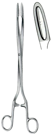 Sims-Maier Dressing Forceps SJ Curved 28cm/11"