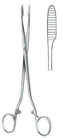 Duplay Dressing Forceps SJ Straight 20cm/8"