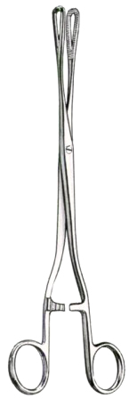Ramply Cotton Swab Forceps SJ 24cm/9 1/2"